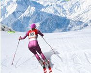 Slalom ski sport játék Hannah Montana ingyen játék